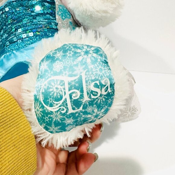 Build-A-Bear Disney Frozen Elsa 16" Plush with Blue Gown Dress & Sound - Retired - Picture 3 of 6